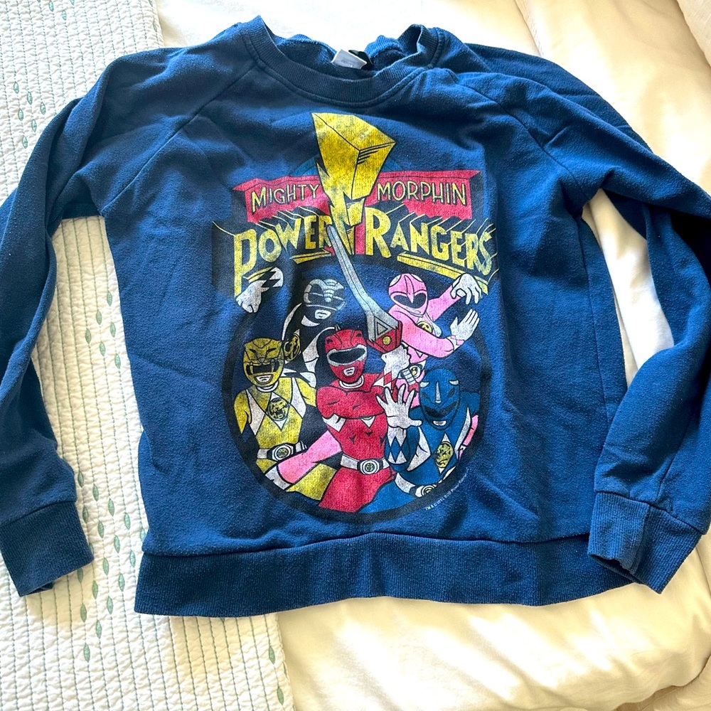 Power rangers sweat shirt